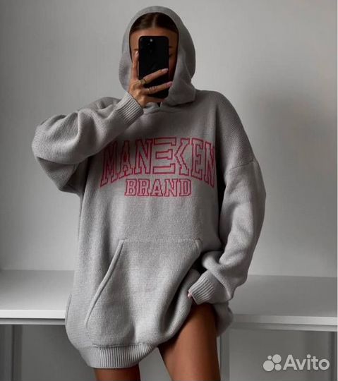 Вязаный худи Maneken Brand