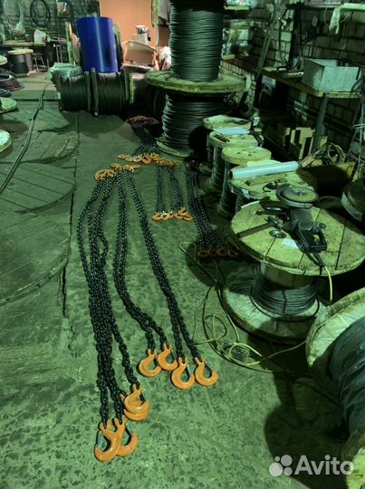 Стропы чалки текстильные цепные канатные тросовые