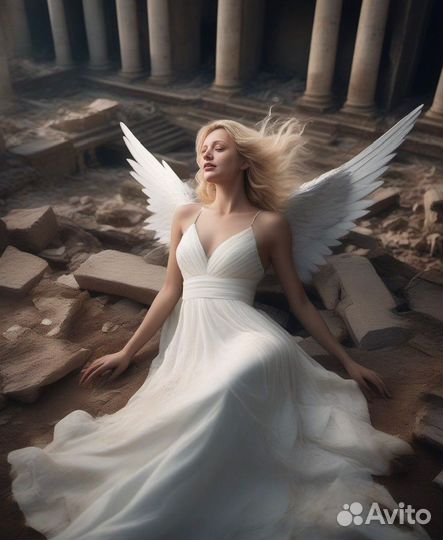 Крылья ангела белые