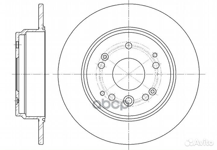 Диск тормозной G-brake GR-01449 GR-01449 gbrake
