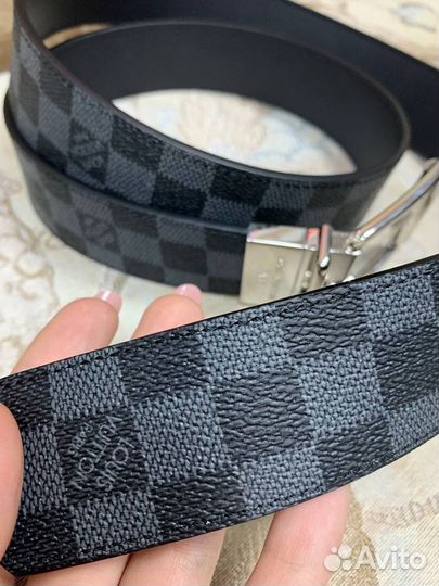 Кожаный ремень мужской Louis Vuitton