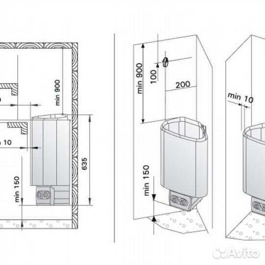 Электрическая печь Harvia Delta D36 Steel