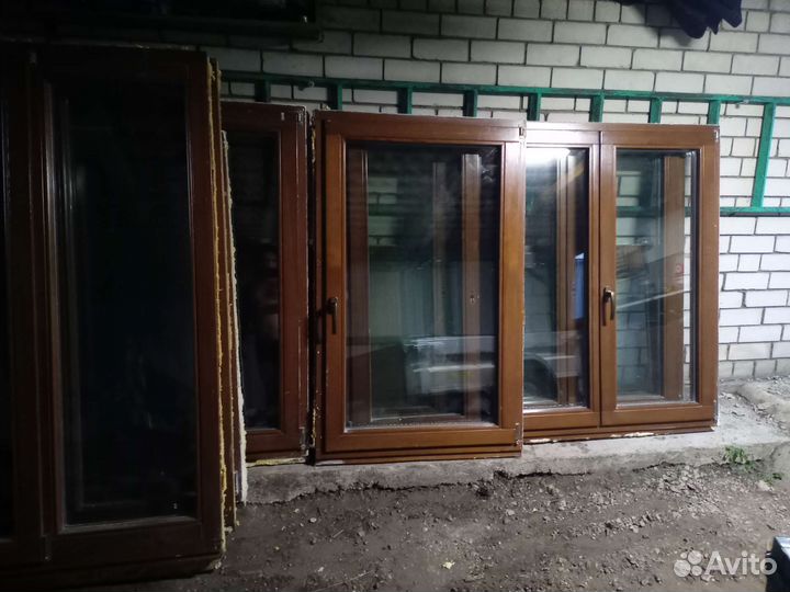 Окна б/у деревянные профиль