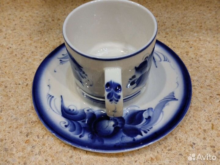 Кофейная пара гжель