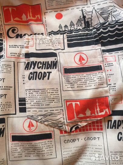Винтажная рубашка олимпиада 1980 Эстония