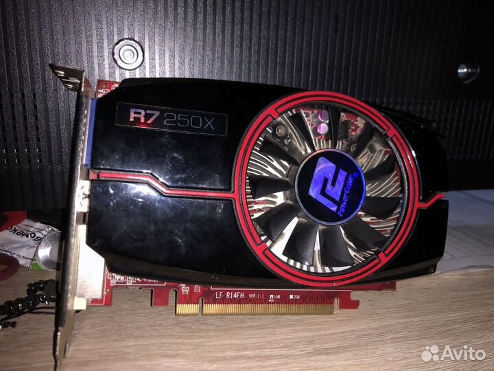 Видеокарта R7 250x 1gb