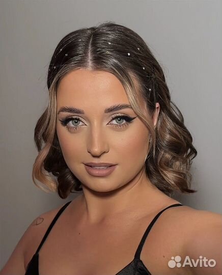 Макияж Визажист Причёски Локоны Брови Свадебный ст