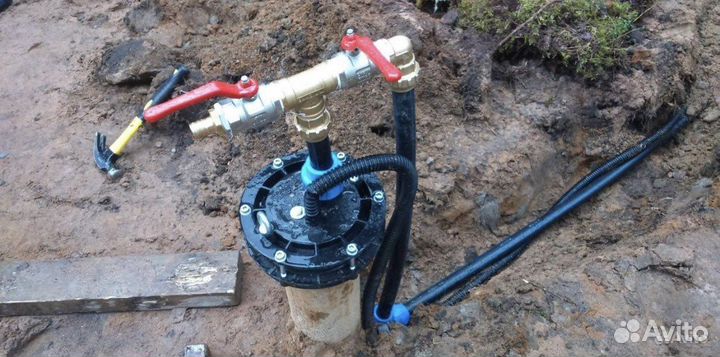 Ремонт и чистка скважин, замена насоса