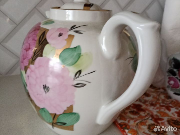 Фарфоровый заварочный чайник дулево