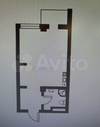 Квартира-студия, 28 м², 2/7 эт.