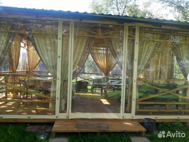 Мягкие гибкие окна, москитки для веранды под ключ