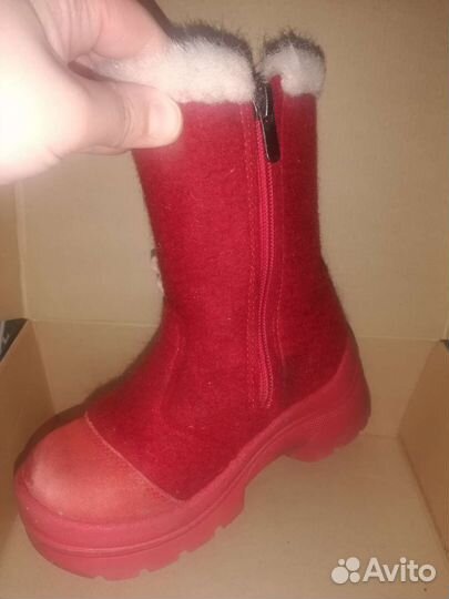 Шлем детский зимний, валенки котофей