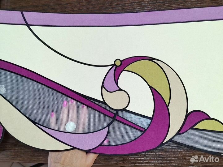 Ламбрекен витраж