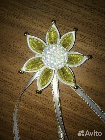 Заколка-корона к новому году