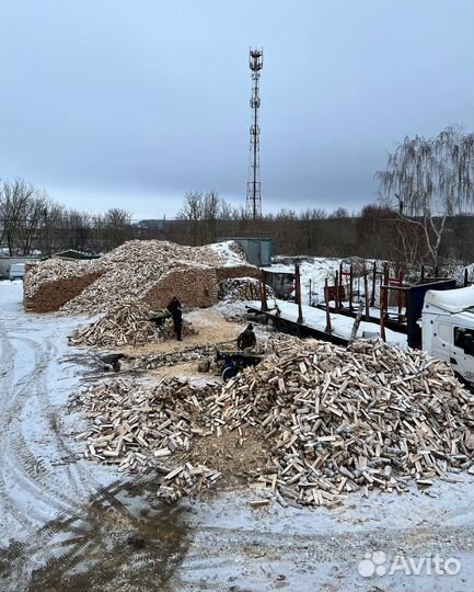 Дрова сухие березовые колотые