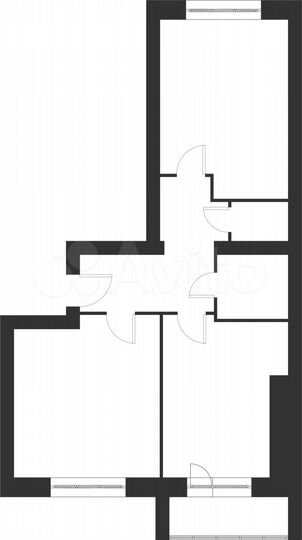 2-к. квартира, 68,1 м², 2/5 эт.