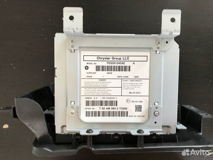 CD-чейнджер Jeep Grand Cherokee WK2 рест. WK2 2015