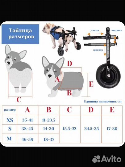 Инвалидная коляска новая для собак и кошек