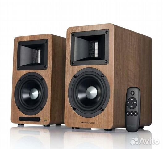 Полочная акустика AirPulse A80 walnut