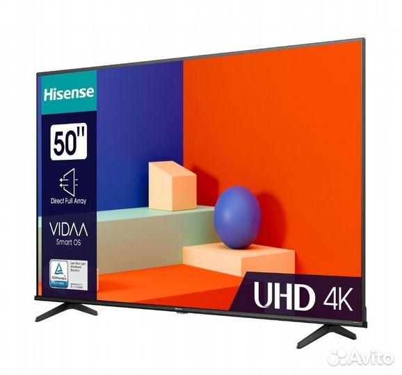 Смарт телевизор Hisense 50A6K (125см) новый