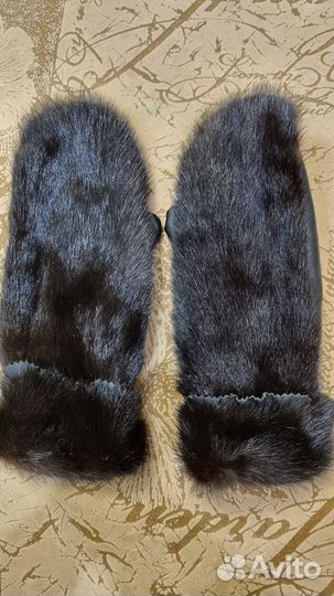Норковые варежки