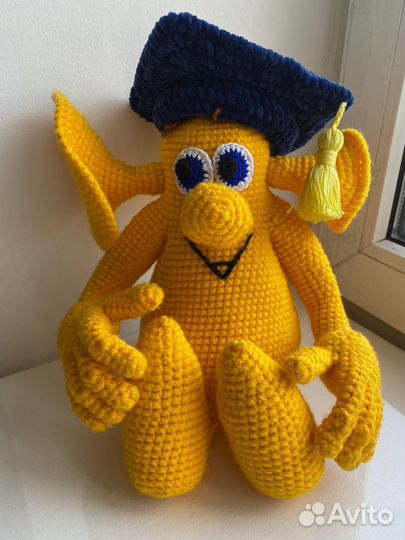 Вязаная игрушка, Большой ух