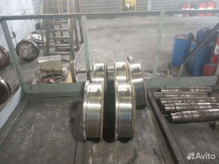 Наплавка крановых колёс