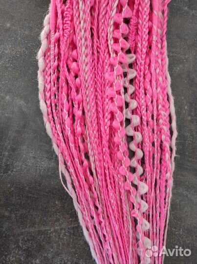 Дреды + фактурные косы