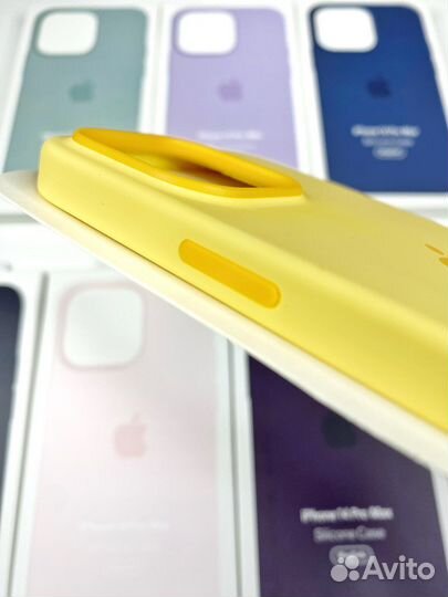Чехол на iPhone 14 Pro Max (Люкс копия) Желтый