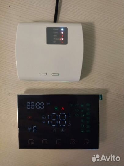 Беспроводной WiFi терморегулятор чёрный