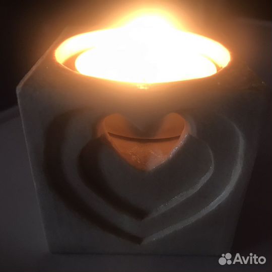 Подсвечник из дерева ручной работы