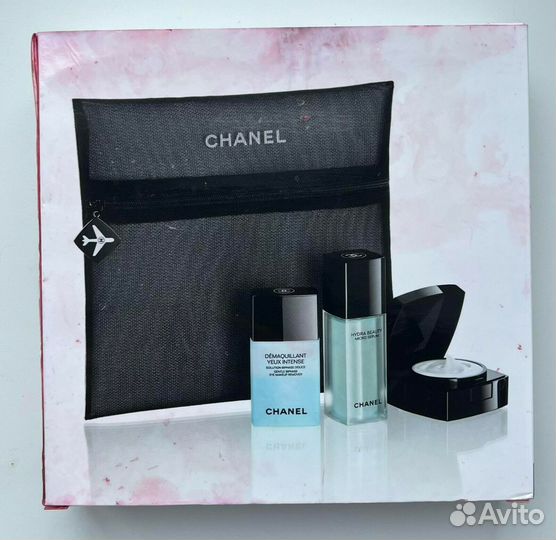 Chanel hydra beauty набор крем сыворотка