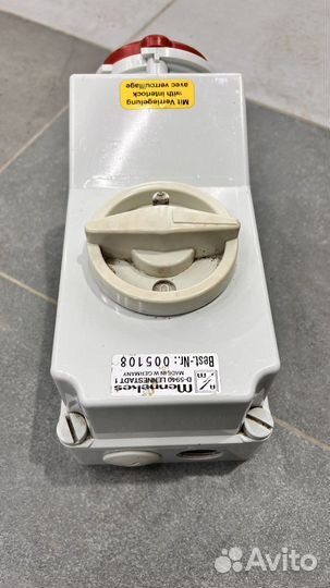 Розетка настенная CCEform 32A-6h 220-380v