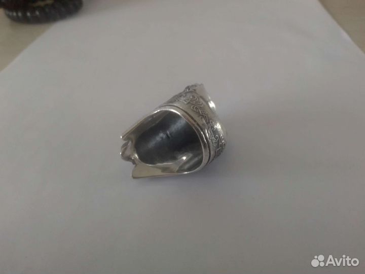 Байкерский перстень. Серебро