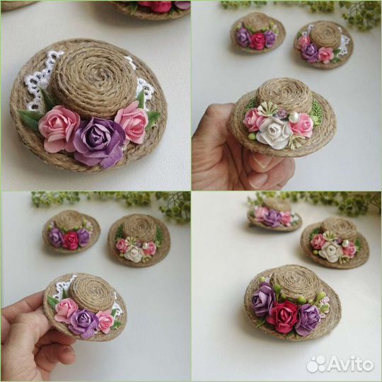 Шляпка - заколка