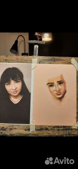 Рисую портреты на заказ (пастель)