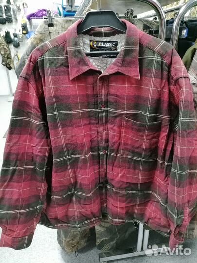 Рубашка овершот на меху Classic Rugged Wear 3xl