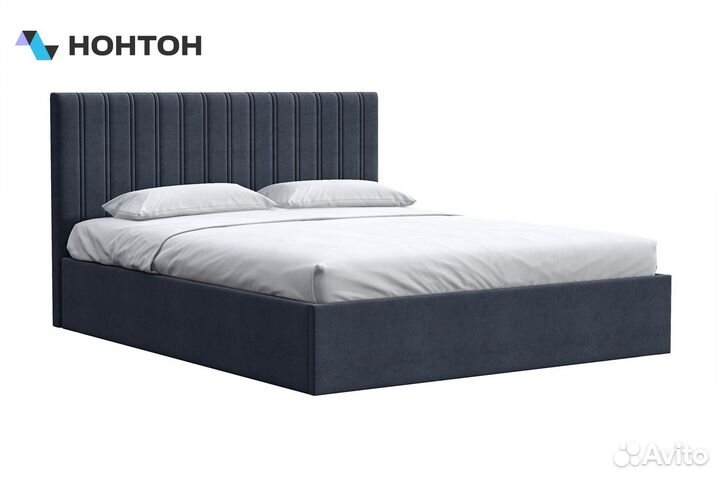 Кровать Сенди темно-серая