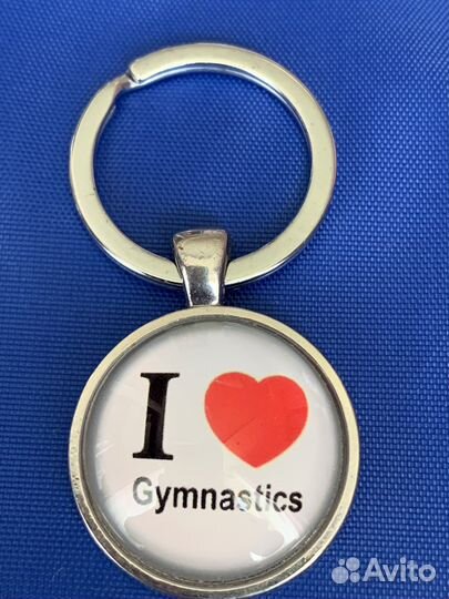 Кулон Гимнастка и брелок для гимнастки