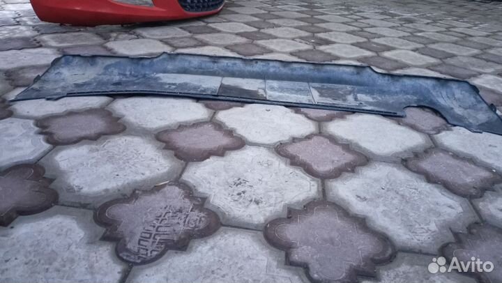 Губа не задний бампер Opel Astra J рестайлинг