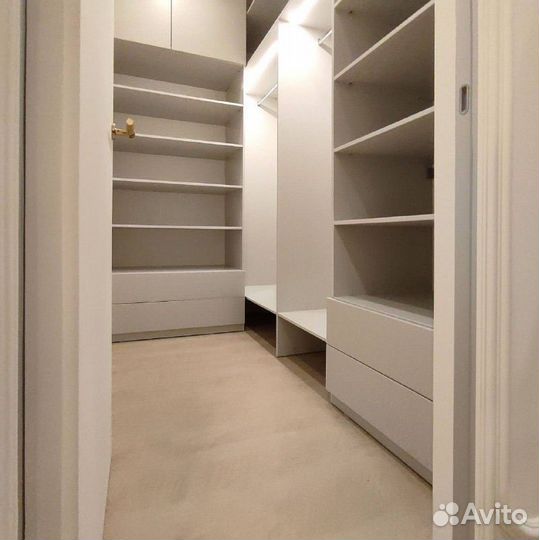 Гардеробная с фабрики