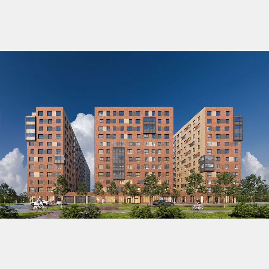 2-к. квартира, 58,3 м², 5/12 эт.