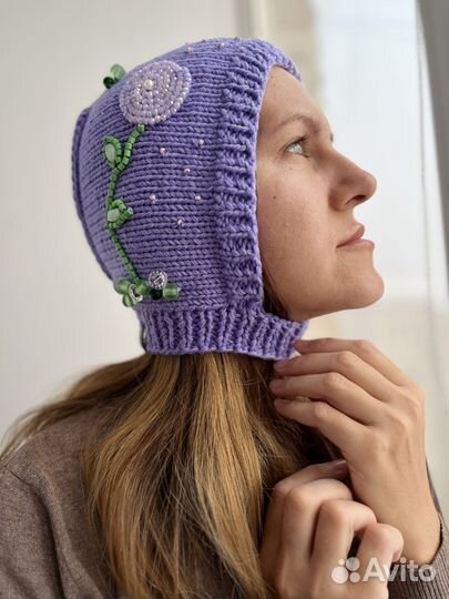 Чепчик женский с вышивкой