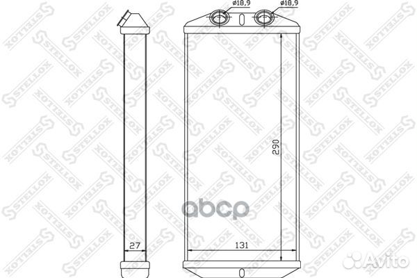 10-35140-SX радиатор печки Citroen C5 all 00-0