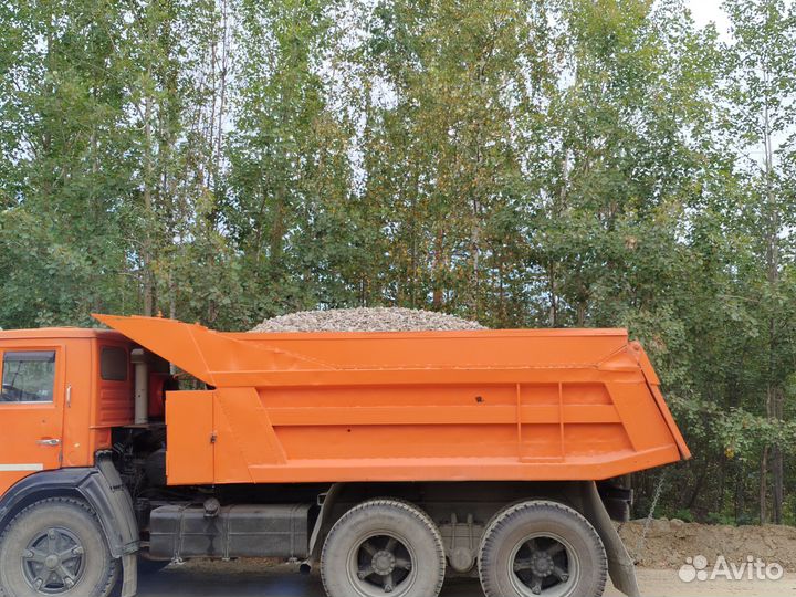 Щебень осев песок дресьва скальный грунт доставка