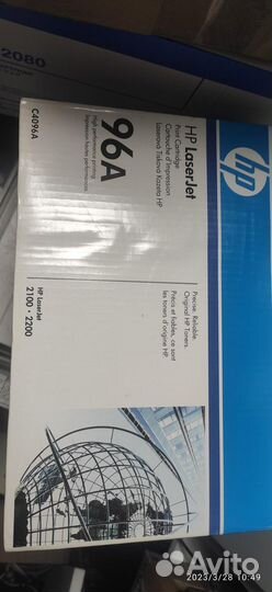Продам оригинальный картридж HP 96A
