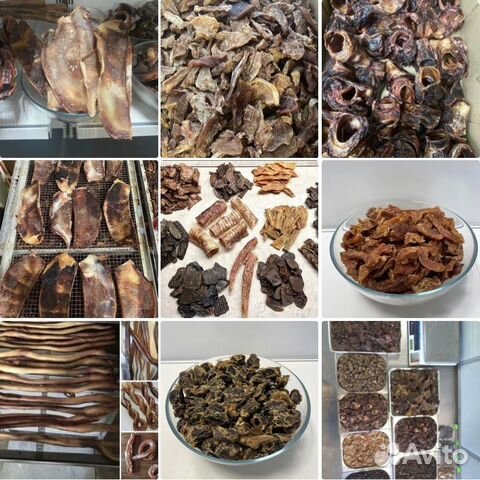 Сушеные лакомства для собак и кошек