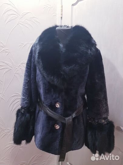 Шуба натуральная 44-46 + елочные игрушки обувь