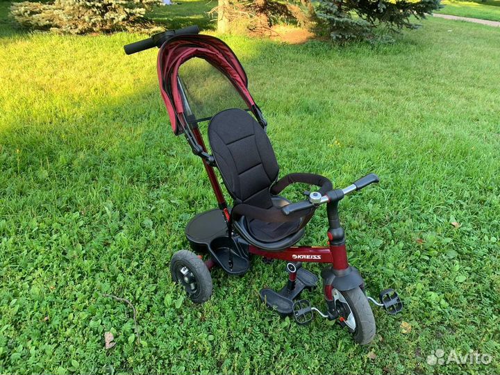 Детский велосипед с родительской ручкой