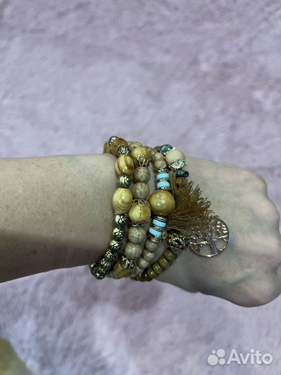 Набор Браслетов 4в1 ручная работа тип 2